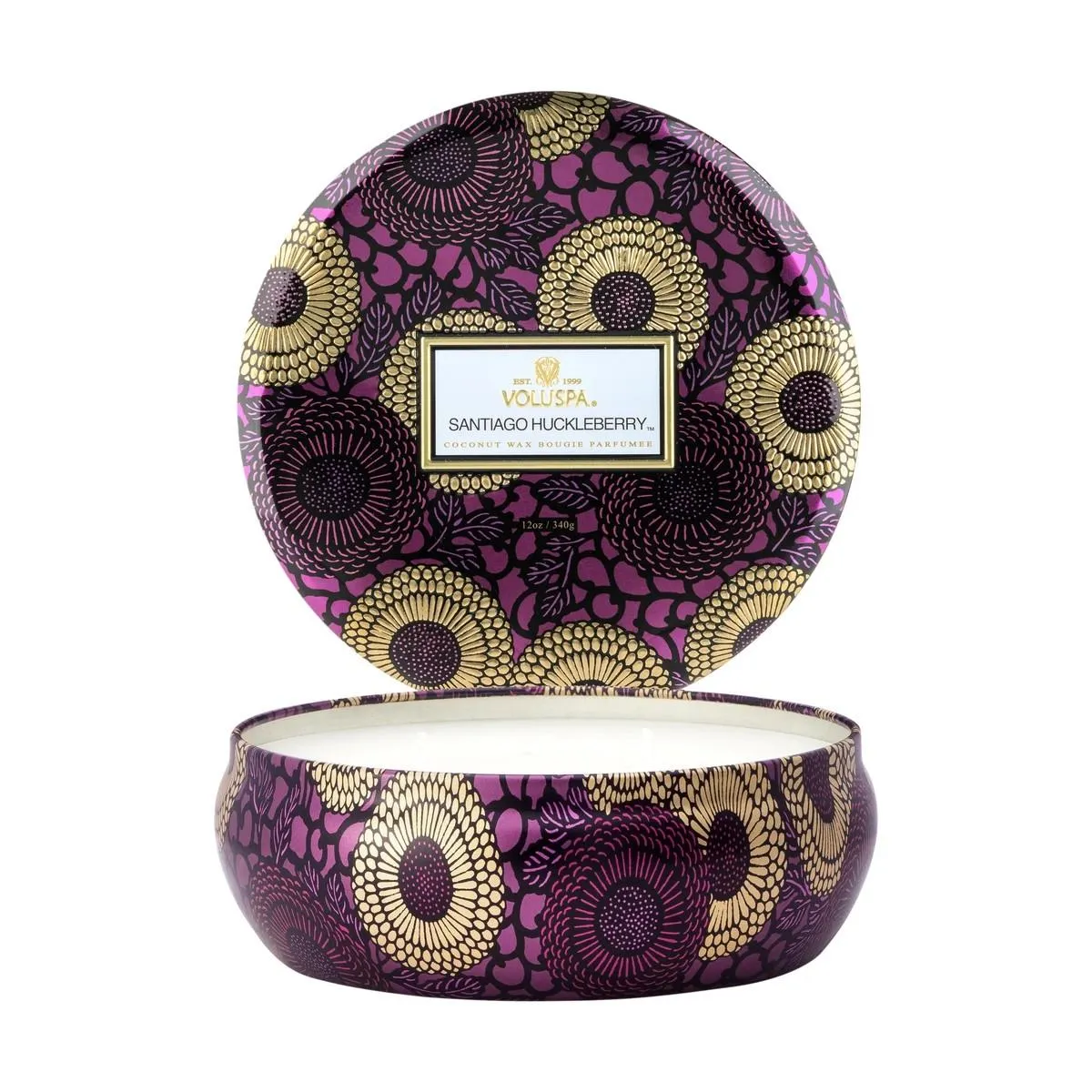 3 Wick Candle (Santiago Huckleberry)