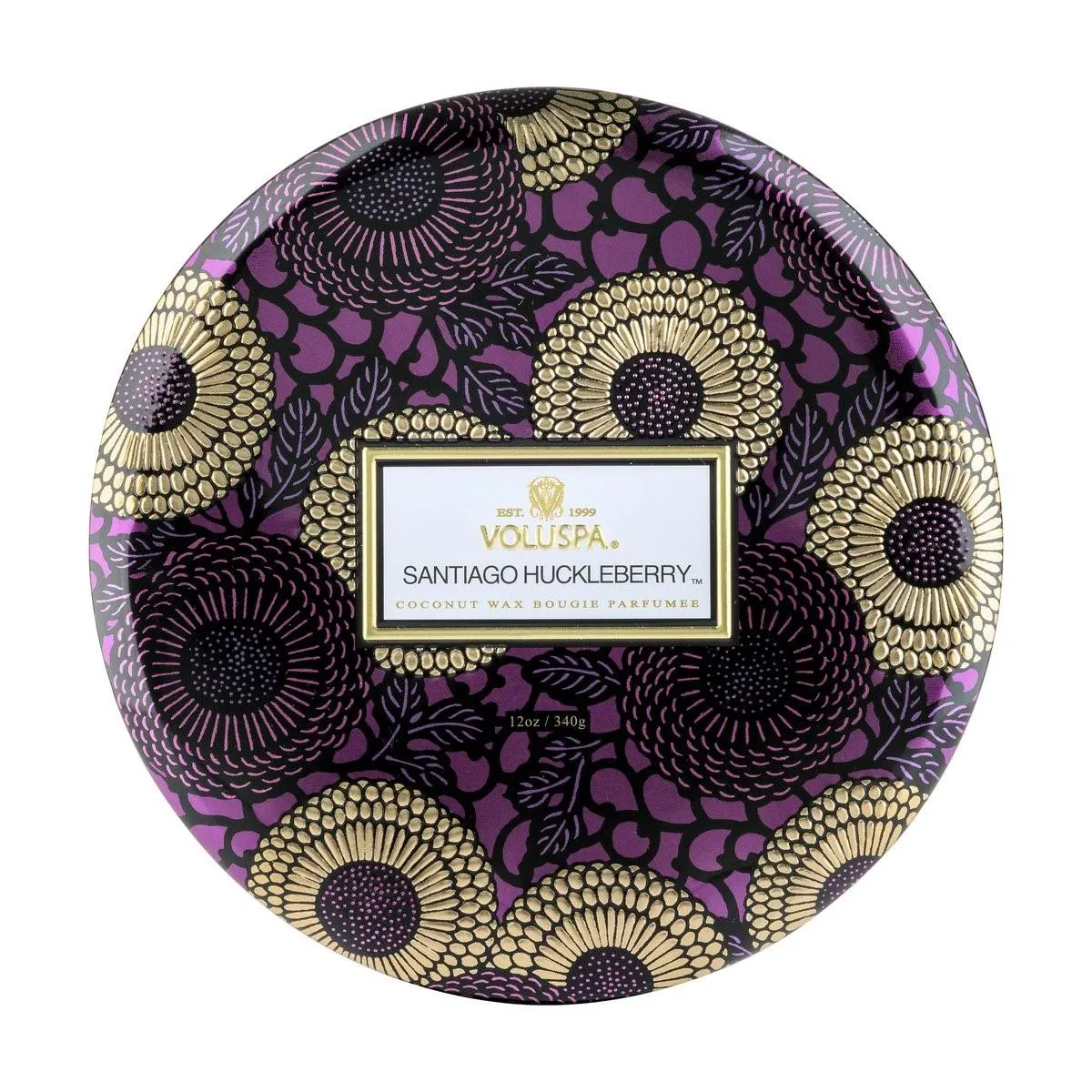 3 Wick Candle (Santiago Huckleberry)