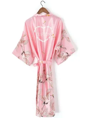A| Personalized Wedding Gifts Bride & Bridesmaid Robes