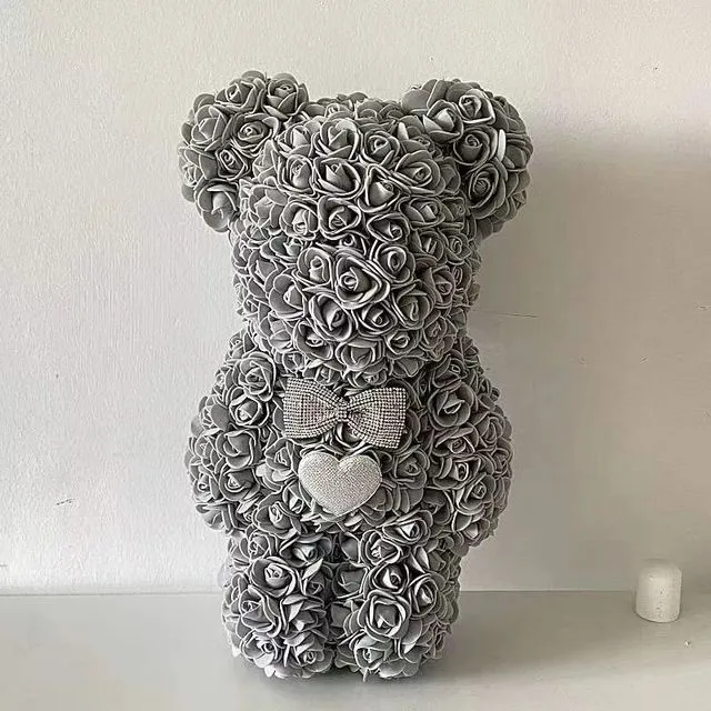 Artificial rose bear
