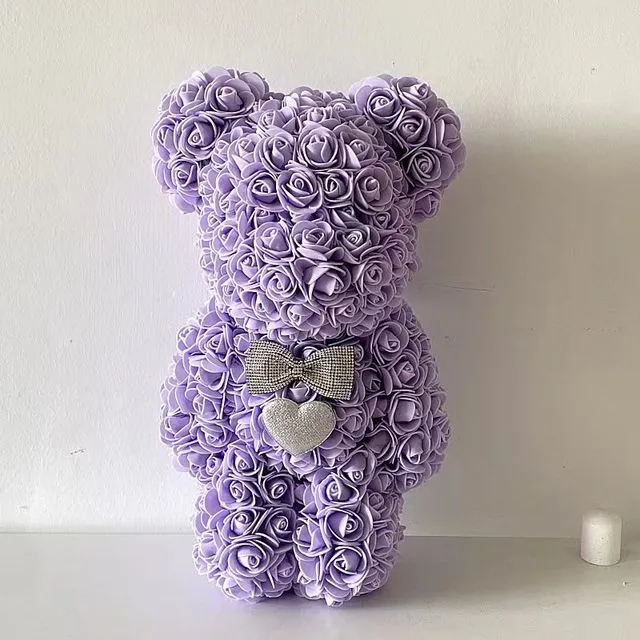 Artificial rose bear