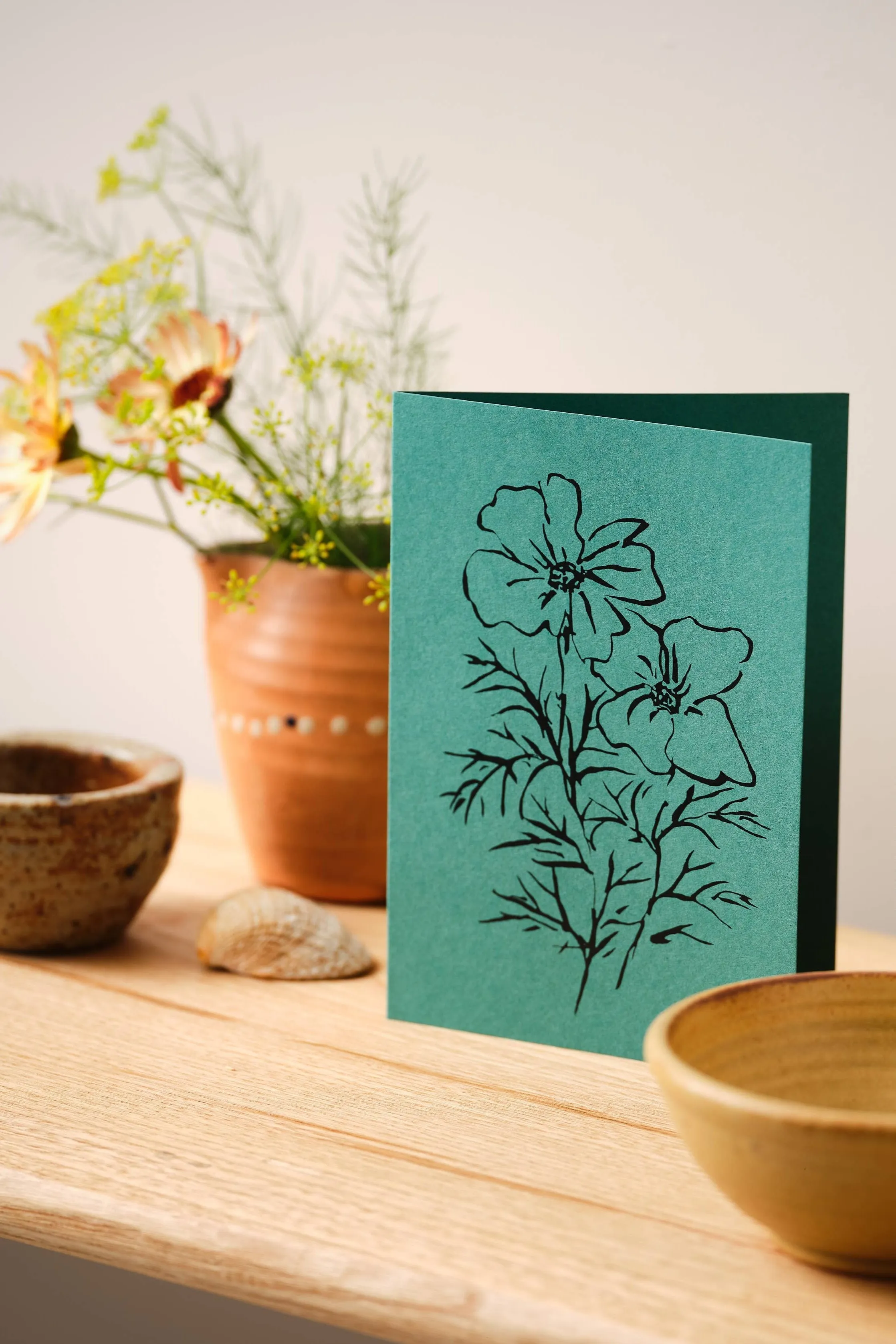 Atelier Auge Cosmos Greeting Card