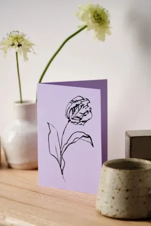 Atelier Auge Parrot Tulip Greeting Card