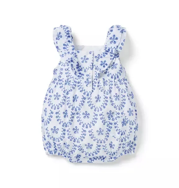 Baby Eyelet Ruffle Romper