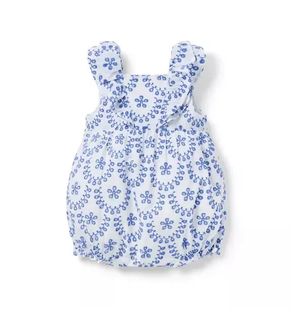 Baby Eyelet Ruffle Romper