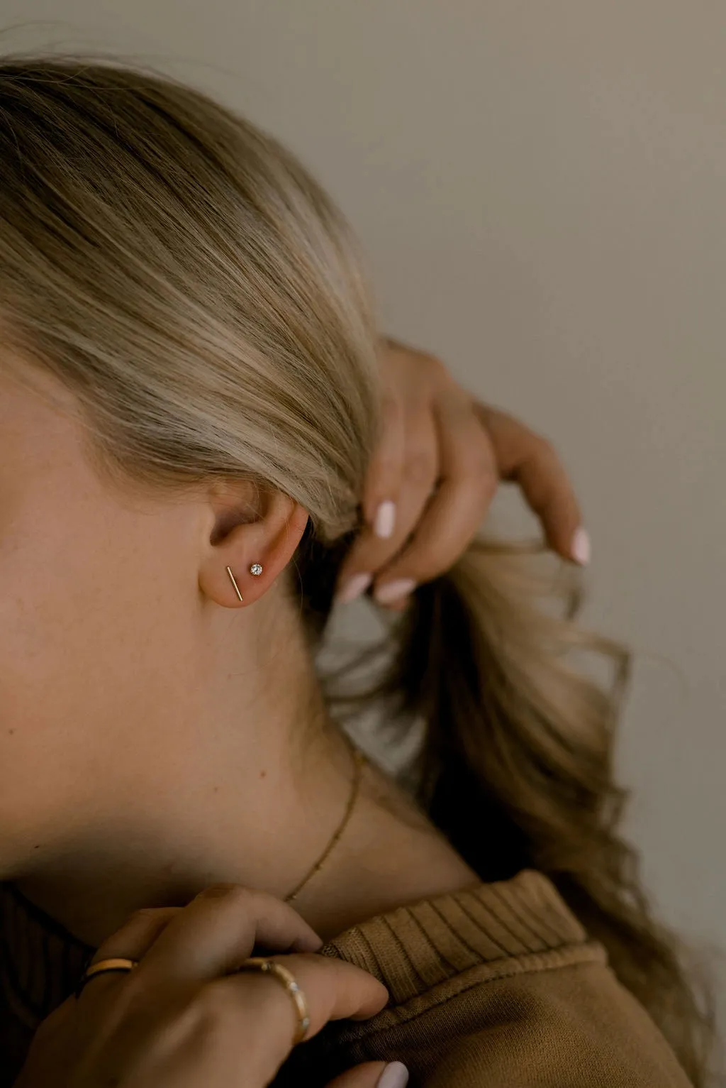 Be Still Earring Studs