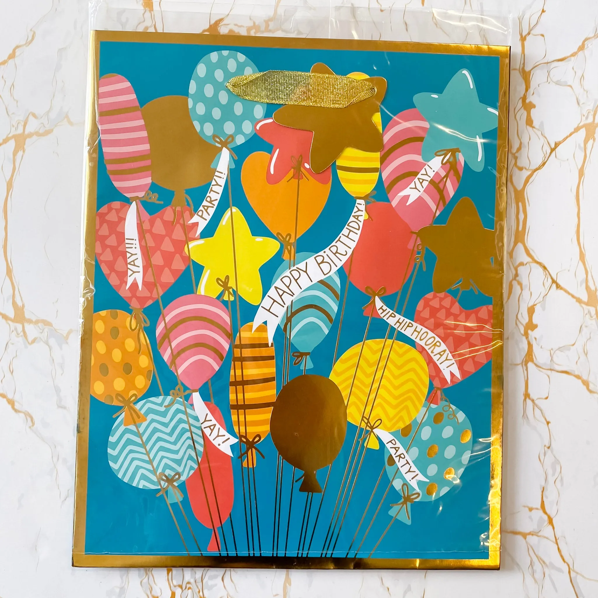 Big Fun Balloons Birthday Medium Gift Bag