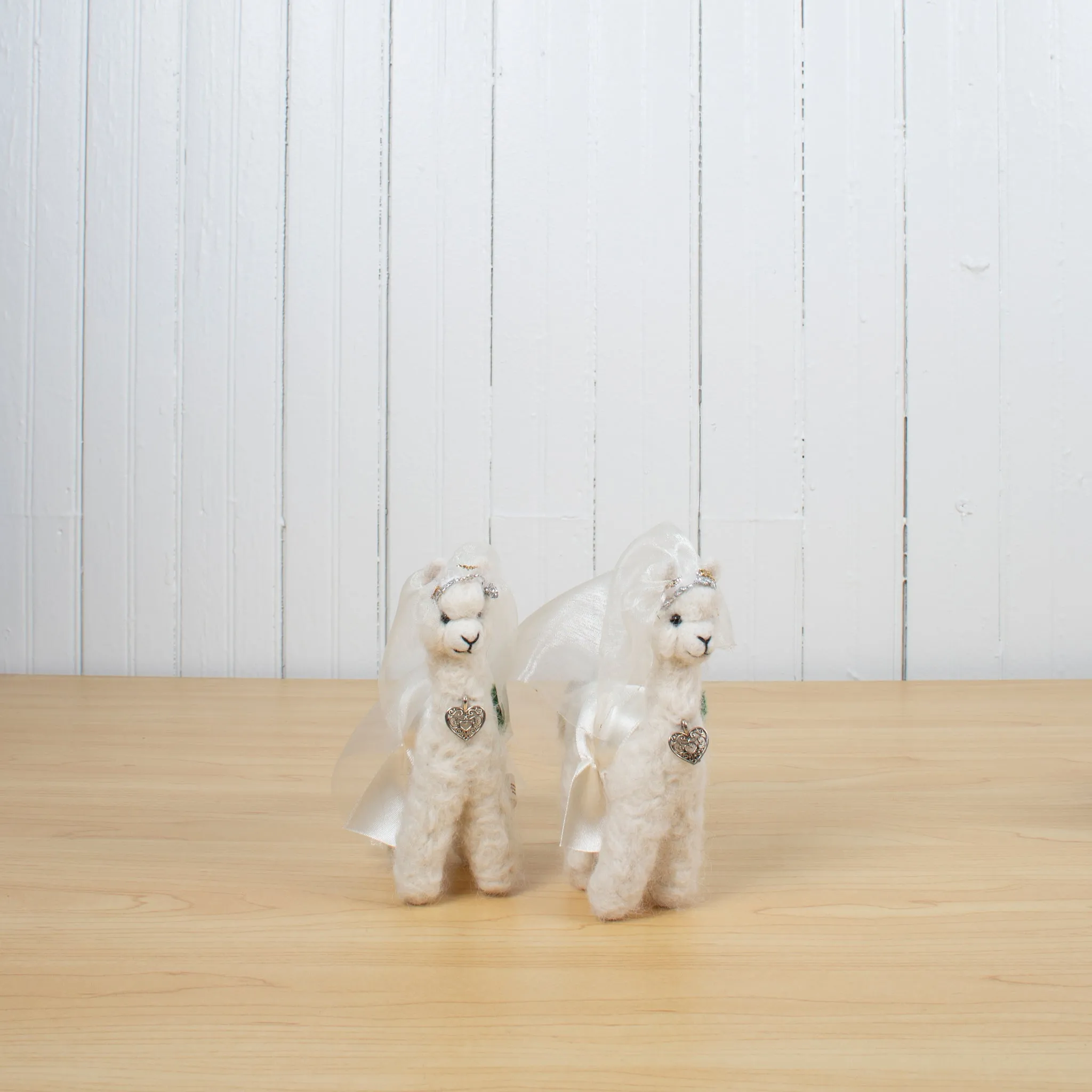 Felted Alpaca Wedding Set