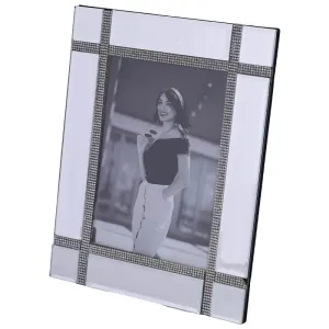 Glam Mirror Photo Frame - Silver