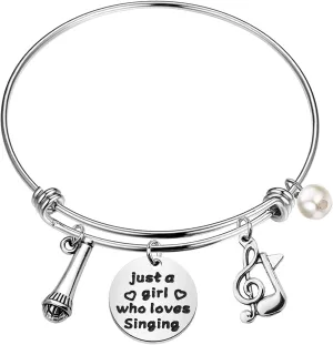 Gzrlyf Singing Lover Bracelet - Singer and Music Lover Gift