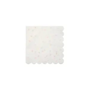 Iridescent Spots Small Napkins -- Multicolor