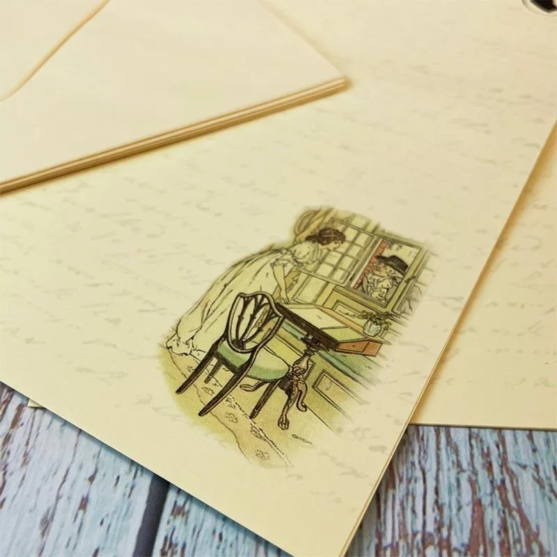 Jane Austen Writing Paper - Regency Vignette
