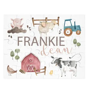 Kids Personalized 30 Piece Puzzle | Frankie's Farm Party