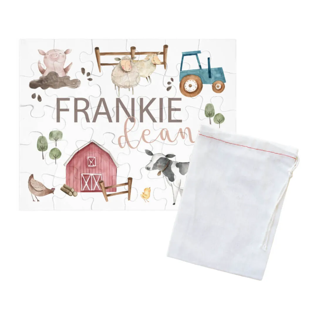 Kids Personalized 30 Piece Puzzle | Frankie's Farm Party