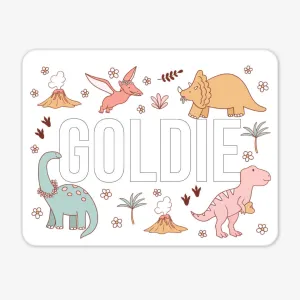 Kids Personalized Whiteboard | Dolly's Dinos
