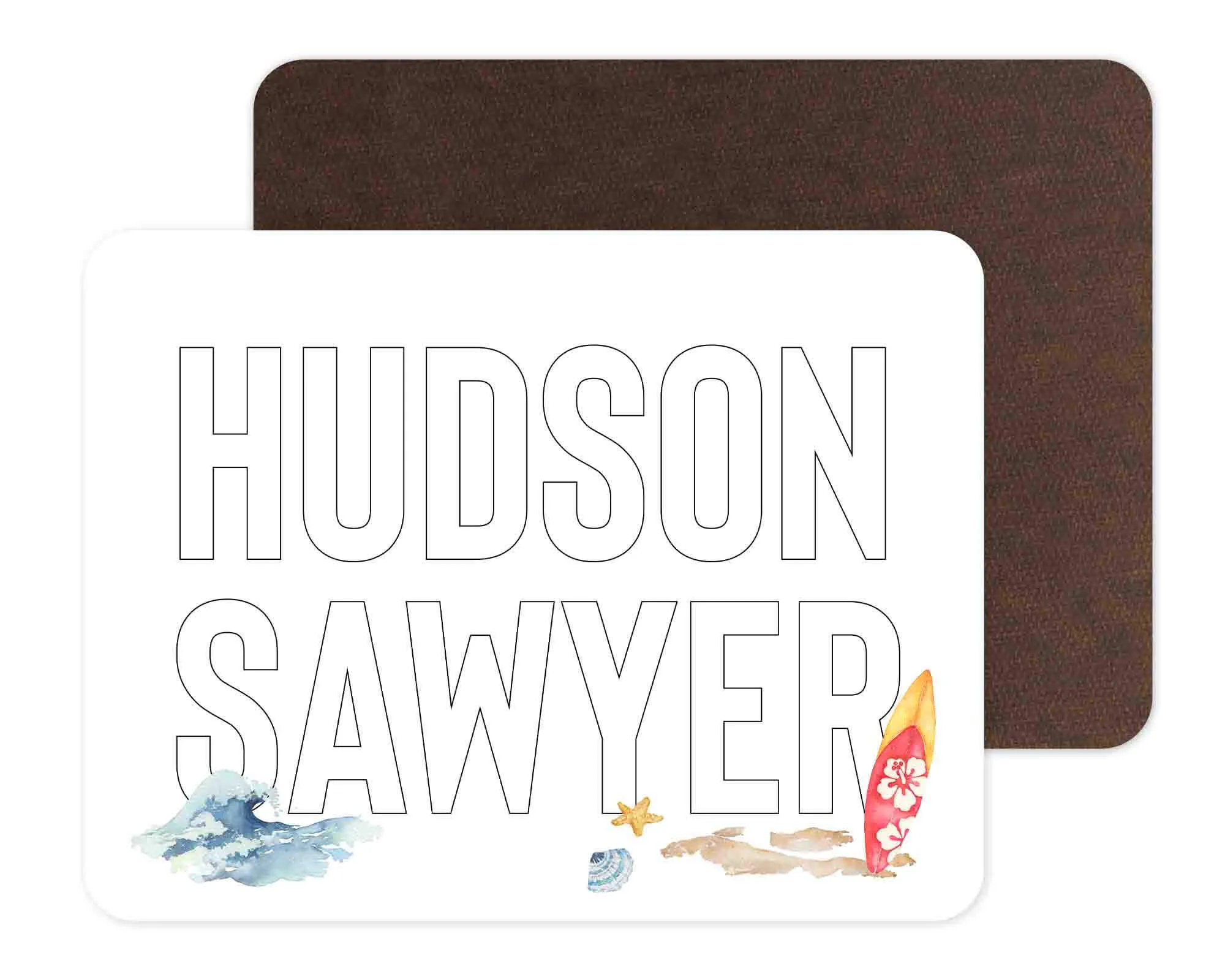 Kids Personalized Whiteboard | Surfs Up