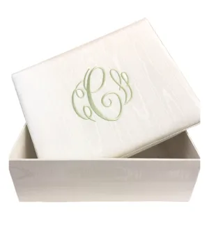Large Bridal Keepsake Box in Elegant Moir