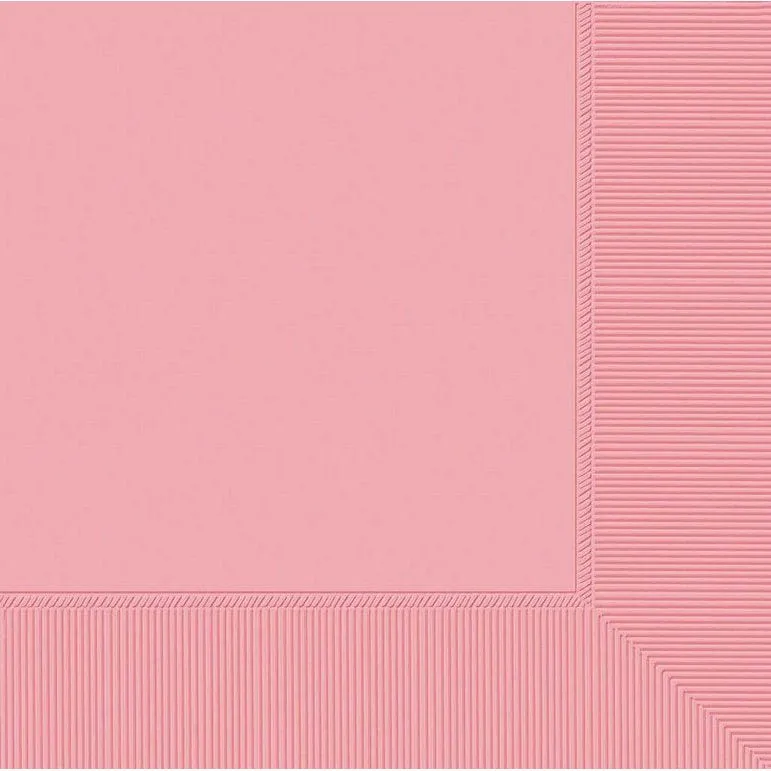 Lunch Napkins 20 Pack 2 PLY Pink