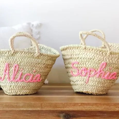 Mini Straw Tote