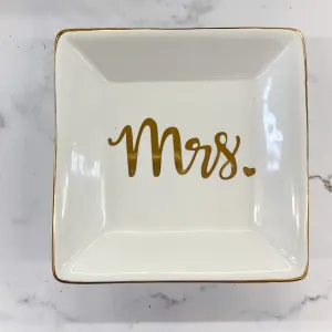 Mrs Script Trinket Dish