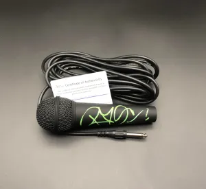 Robert Plant Autographed Microphone