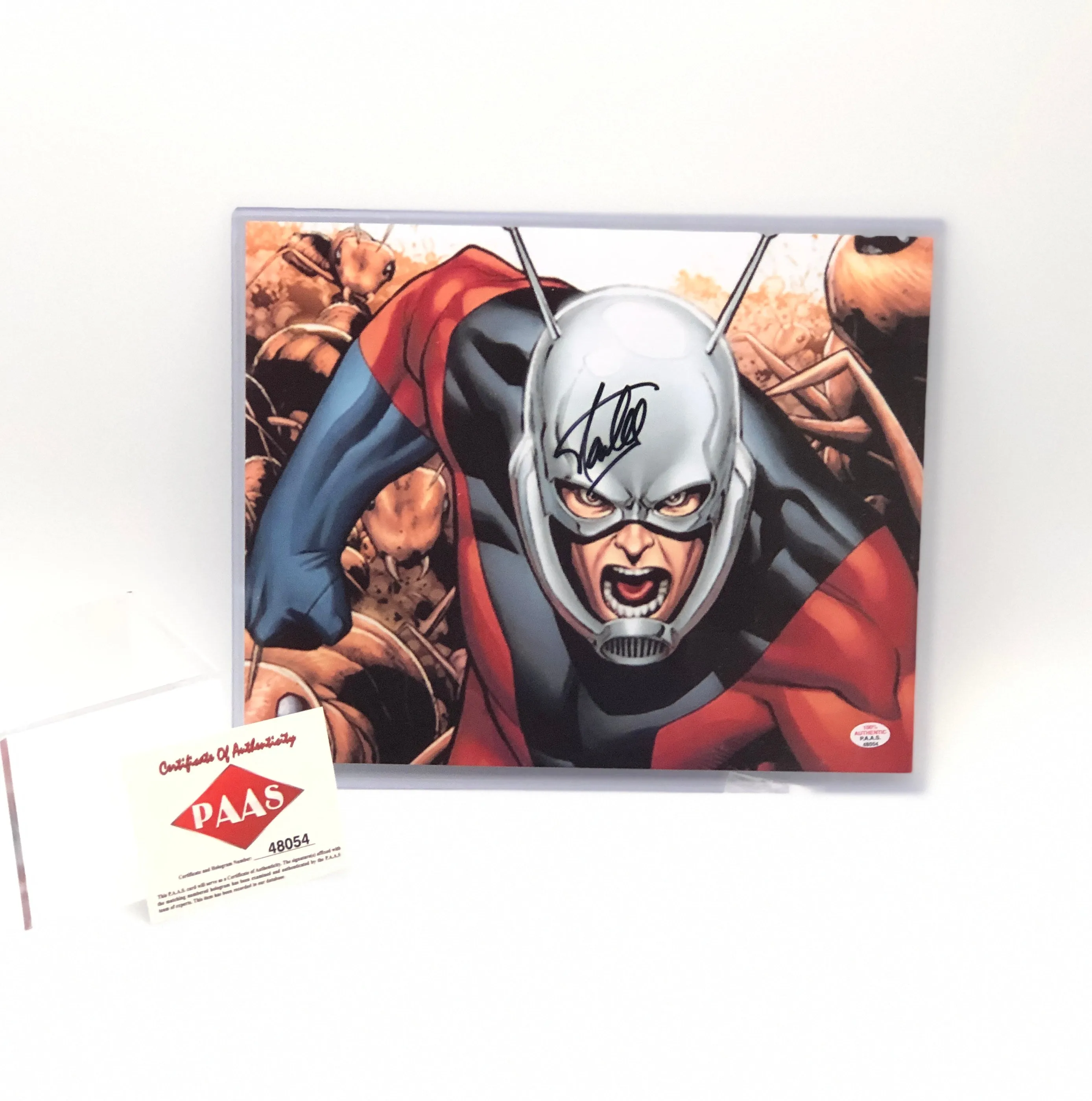 Stan Lee "Ant-Man" Autographed 8x10 Photograph