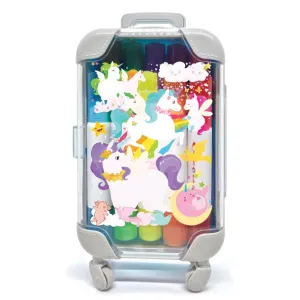 The Piggy Story Colour Pop: Stamp 'N Color Markers- Unicorn Fantasy