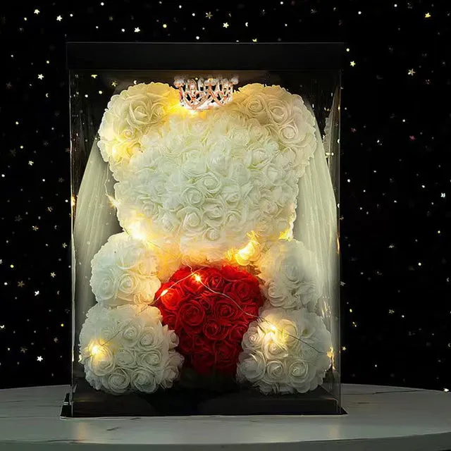 Wedding rose bear