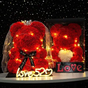 Wedding rose bear