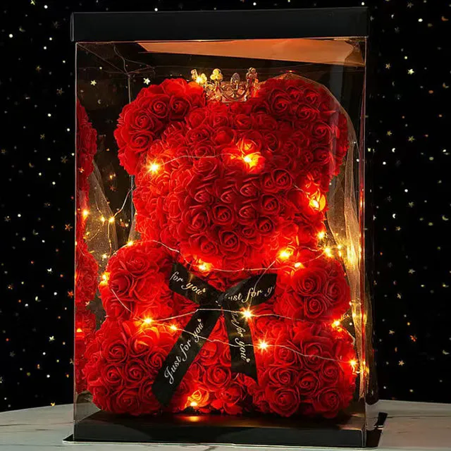 Wedding rose bear